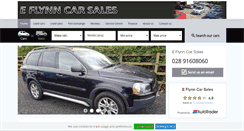 Desktop Screenshot of eflynncarsales.co.uk