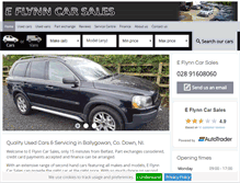 Tablet Screenshot of eflynncarsales.co.uk